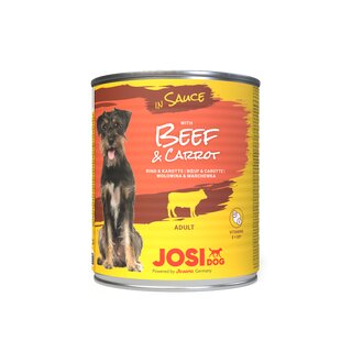 JosiDog Beef & Carrot in Sauce 830 g