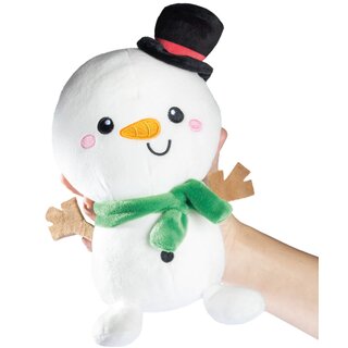 Plsch Schneemann mit Hut, ca. 27cm