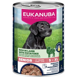 EUKANUBA f�r �ltere Hunde reich an Lamm und Kartoffeln,...