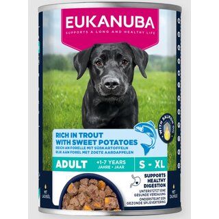 EUKANUBA f�r ausgewachsene Hunde reich an Forelle und...