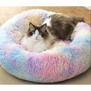 rundes Pl�schbett f�r Hunde oder Katzen