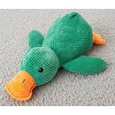 Hundepl�schtier Ente gr�n, 23 cm