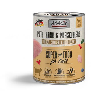MACs Cat Pute, Huhn & Preiselbeere 800 g