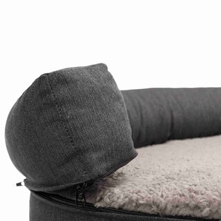 Trixie Vital Sofa Bendson, 75 x 60 cm, dunkelgrau/hellgrau