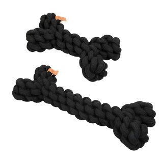 Dente rope toy Schwarz L - 30 x 10 x 5cm