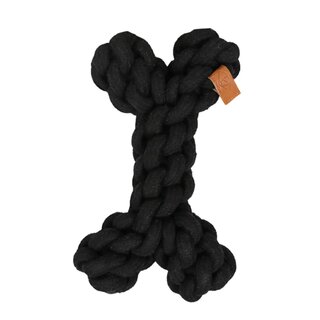 Dente rope toy Schwarz L - 30 x 10 x 5cm