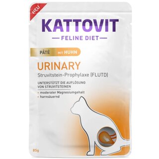 Kattovit Urinary Pouch 85g Pat� mit Huhn