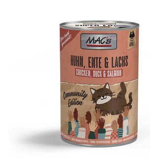 MACs Cat Huhn, Ente & Lachs 400g