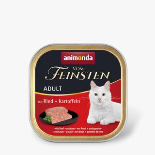 animonda vom Feinsten Adult mit Rind + Kartoffeln, 100 g