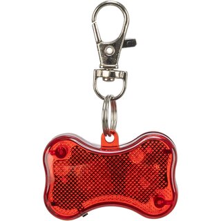 Trixie Knochen-Blinki mit Adressfeld und Karabiner f�r...